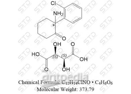 氯氨酮杂质10 酒石酸盐 83777-73-5  C12H14ClNO • C4H6O6