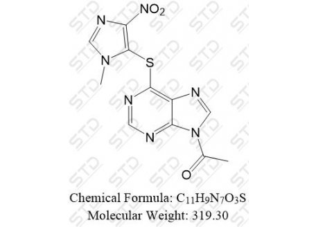 硫唑嘌呤杂质18 304441-05-2 C11H9N7O3S