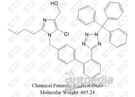 洛沙坦杂质32 150098-04-7 C41H37ClN6O