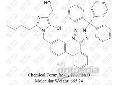 洛沙坦杂质38 133727-10-3 C41H37ClN6O