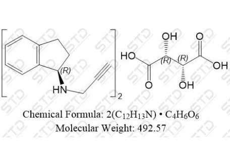 雷沙吉兰 酒石酸盐 136236-52-7 2(C12H13N) • C4H6O6