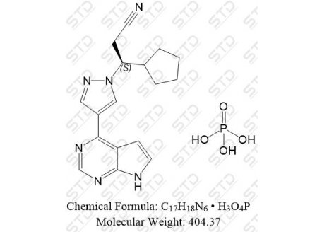 鲁索利替尼杂质1 磷酸盐((S)-鲁索利替尼 磷酸盐) 2703484-89-1 C17H18N6 • H3O4P
