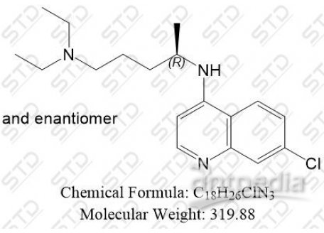 氯喹 单体 54-05-7 C18H26ClN3
