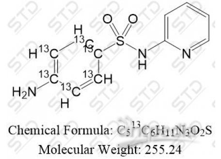 柳氮磺吡啶杂质10-13C6（柳氮磺吡啶EP杂质J-13C6） 1228182-45-3 C513C6H11N3O2S
