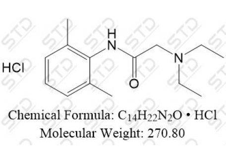 利多卡因 盐酸盐 73-78-9 C14H22N2O • HCl