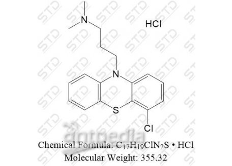 氯丙嗪杂质6 盐酸盐（氯丙嗪EP杂质F 盐酸盐） 72372-62-4 C17H19ClN2S • HCl
