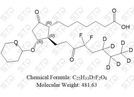鲁比前列素杂质8-d7 1246812-24-7 C25H33D7F2O6