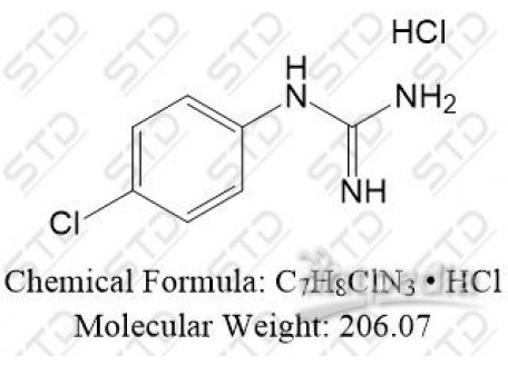 氯己定杂质5 盐酸盐 (氯己定二葡萄糖酸EP杂质E 盐酸盐) 14279-91-5 C7H8ClN3 • HCl
