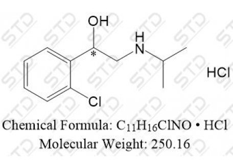 氯丙那林 盐酸盐 6933-90-0 C11H16ClNO • HCl