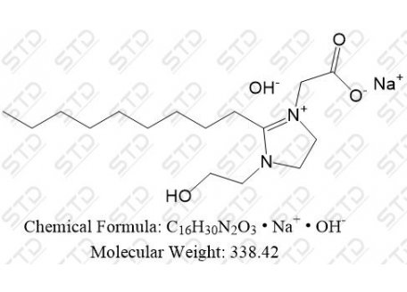 辛酰两性基乙酸钠 68647-46-1 C16H30N2O3 • Na+ • OH-