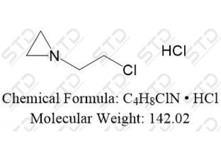 Aziridine, 1-(2-chloroethyl)-, hydrochloride 872-40-2 C4H8ClN • HCl