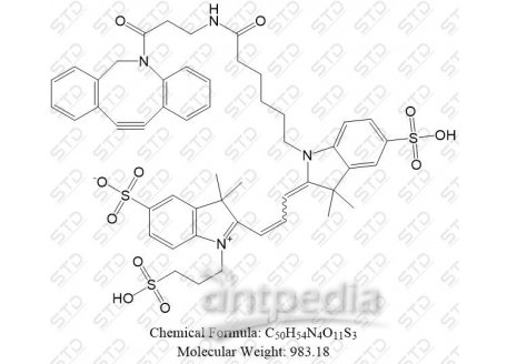 三磺酸-Cy3-二苯并环辛炔 1782950-79-1 C50H54N4O11S3