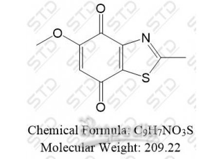5-methoxy-2-methylbenzo[d]thiazole-4,7-dione 265312-60-5 C9H7NO3S