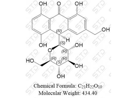 5-羟基芦荟苷A 138373-23-6 C21H22O10