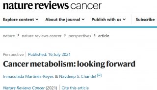 Nature Reviews Cancer | 肿瘤代谢最全解析