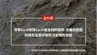 文献解读丨窄带Cu₂S修饰Cu₂O复合材料吸附-光催化性能的研究及其对有机污染物的去除