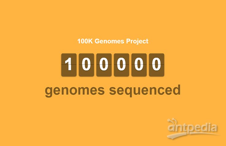 里程碑事件：第100,000个基因组测序项目完成