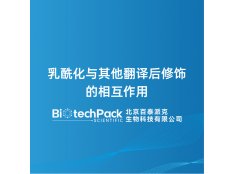 乳酰化与其他翻译后修饰的相互作用