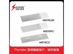 Thorlabs显微镜载玻片，钠钙玻璃，26 mm x 76 mm