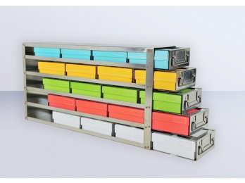 巴罗克Biologix 经济型冻存管架 不锈钢材质5*5 99-2225