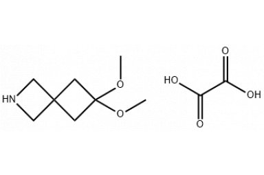 6,6-dimethoxy-2-azaspiro[3.3]heptane;oxalic acid CAS号：2708286-68-2 货号：V76000封面图