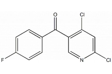 (4,6-二氯-3-吡啶基)(4-氟苯基)甲酮 CAS号：862170-55-6 货号：T26252封面图