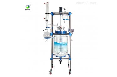 特普讯中试型双层玻璃反应釜TOPT-50L