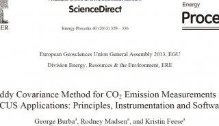 LI-COR EC应用案例 |【Energy Procedia】涡度协方差技术在碳捕集、利用与封存（CCUS）中的应用