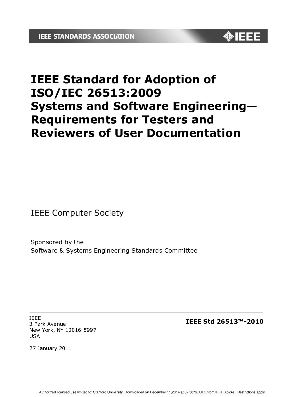 IEEE Std 26513-2010