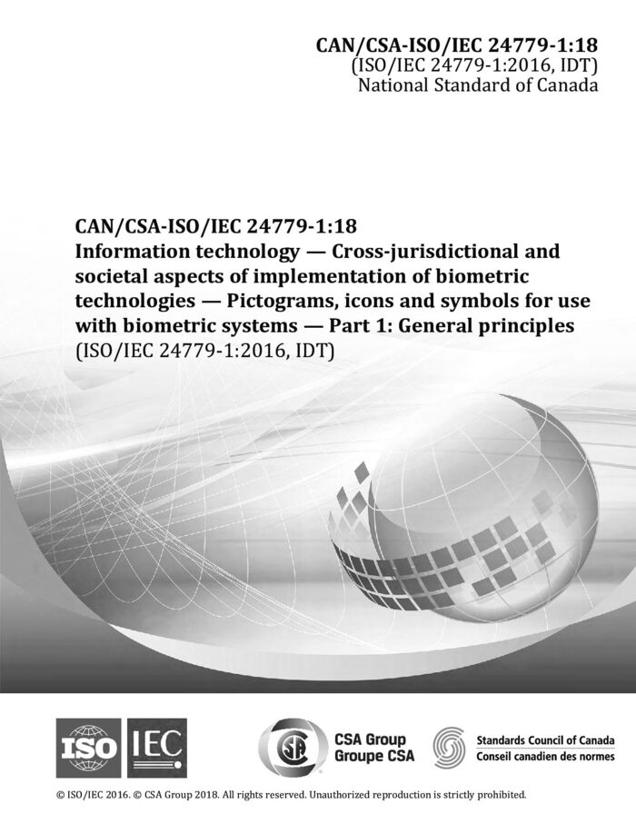 CAN/CSA-ISO/IEC 24779-1:2018