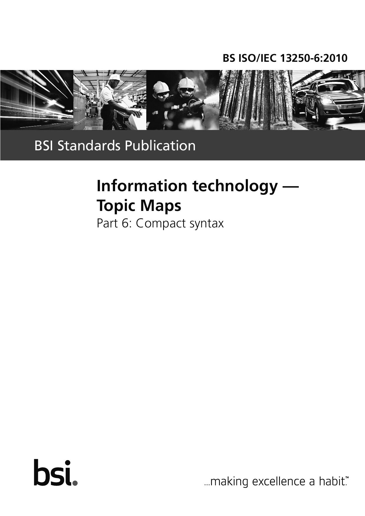 BS ISO/IEC 13250-6:2010