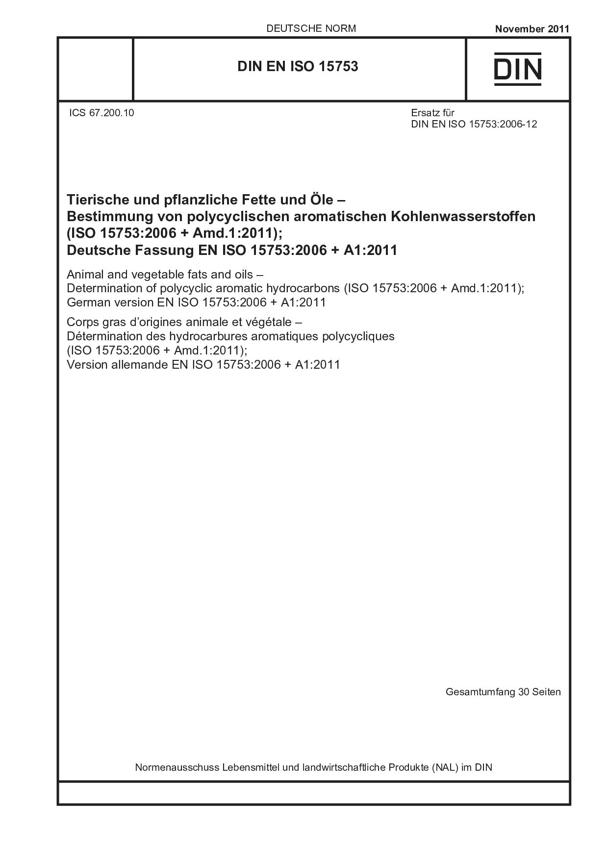 DIN EN ISO 15753:2011
