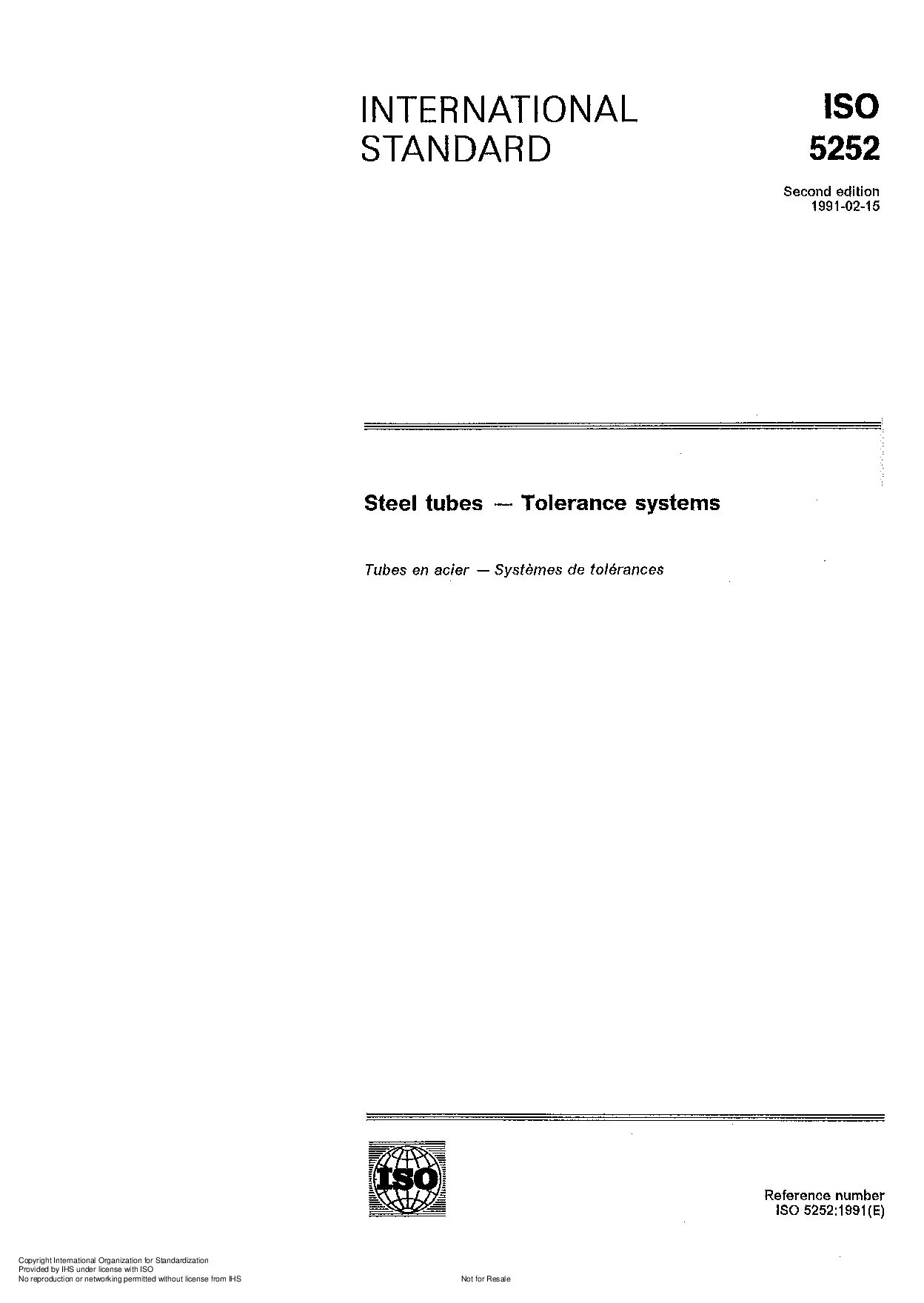 ISO 5252:1991封面图