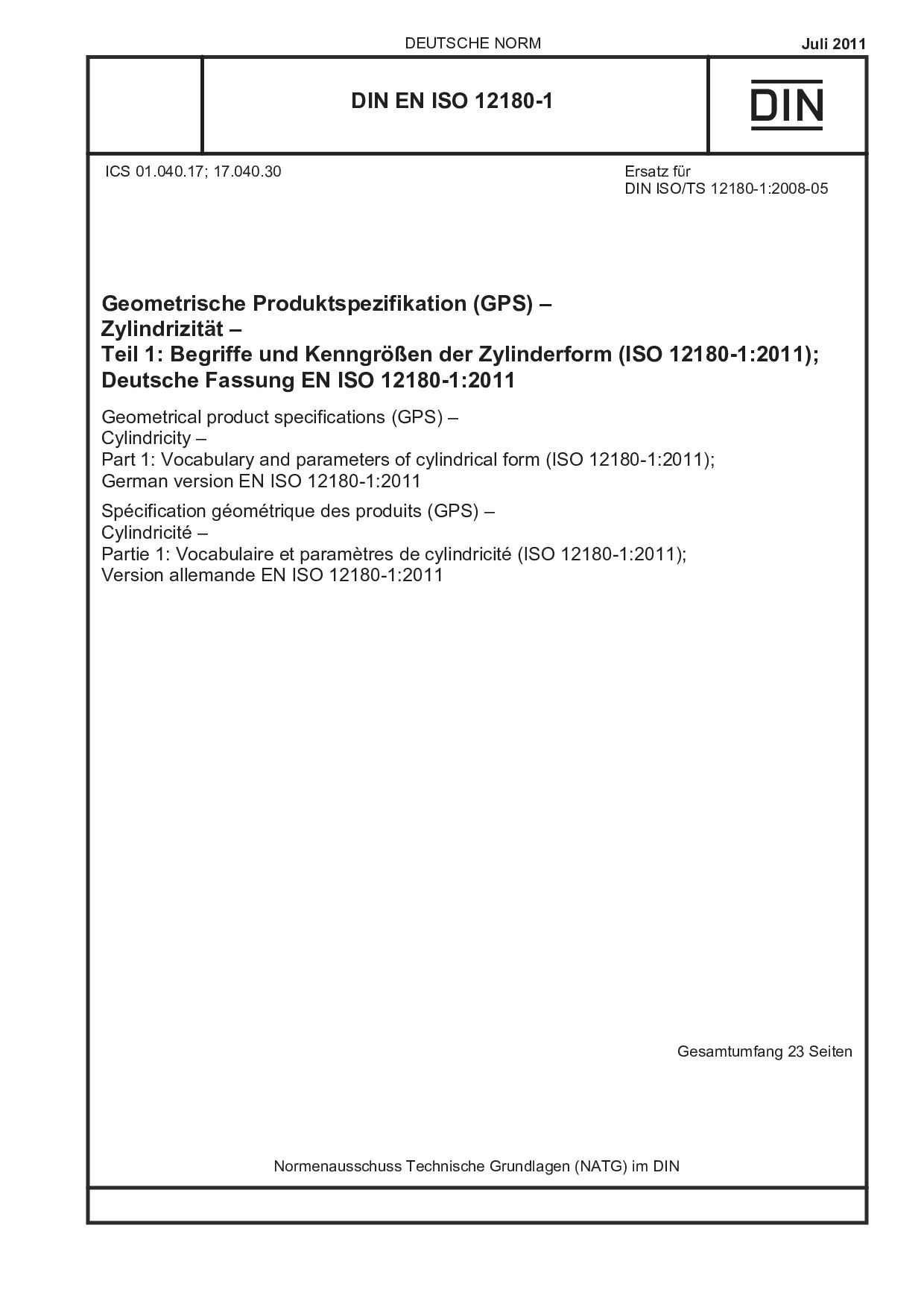 DIN EN ISO 12180-1:2011-07