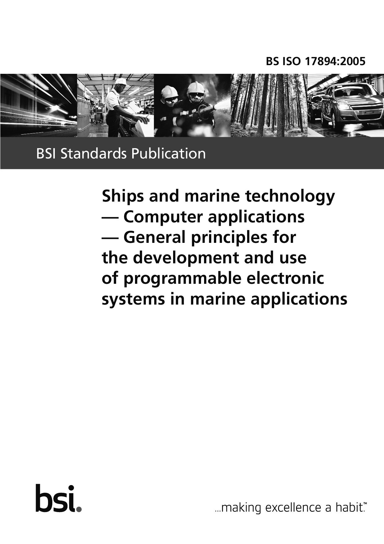 BS ISO 17894:2005封面图