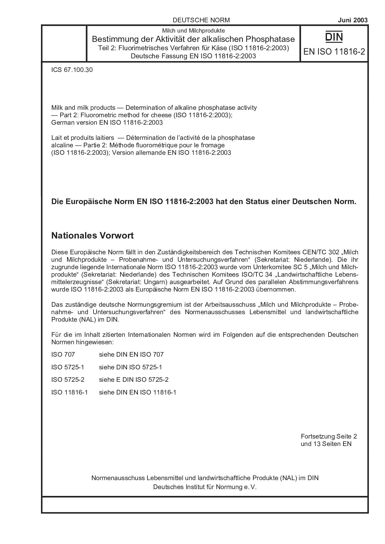 DIN EN ISO 11816-2:2003封面图