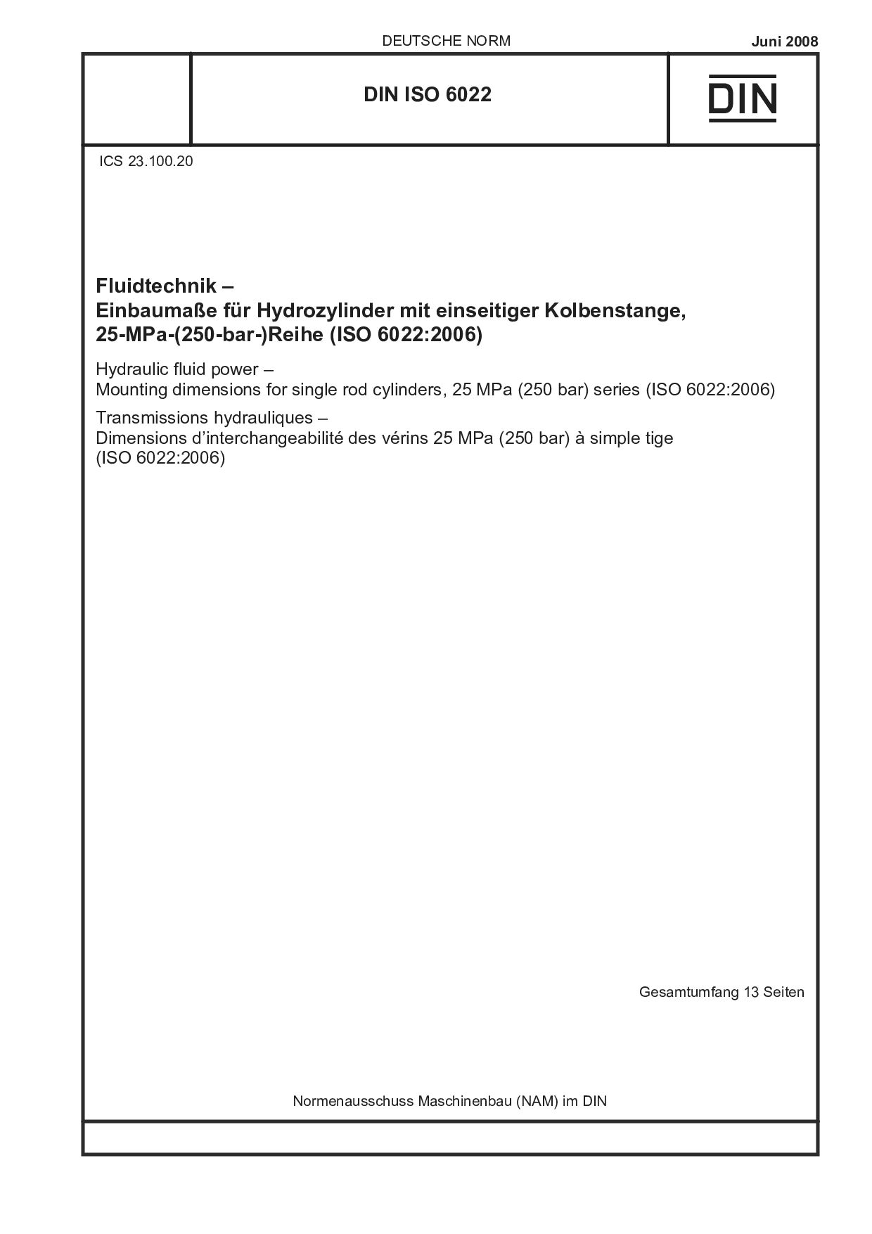 DIN ISO 6022:2008封面图