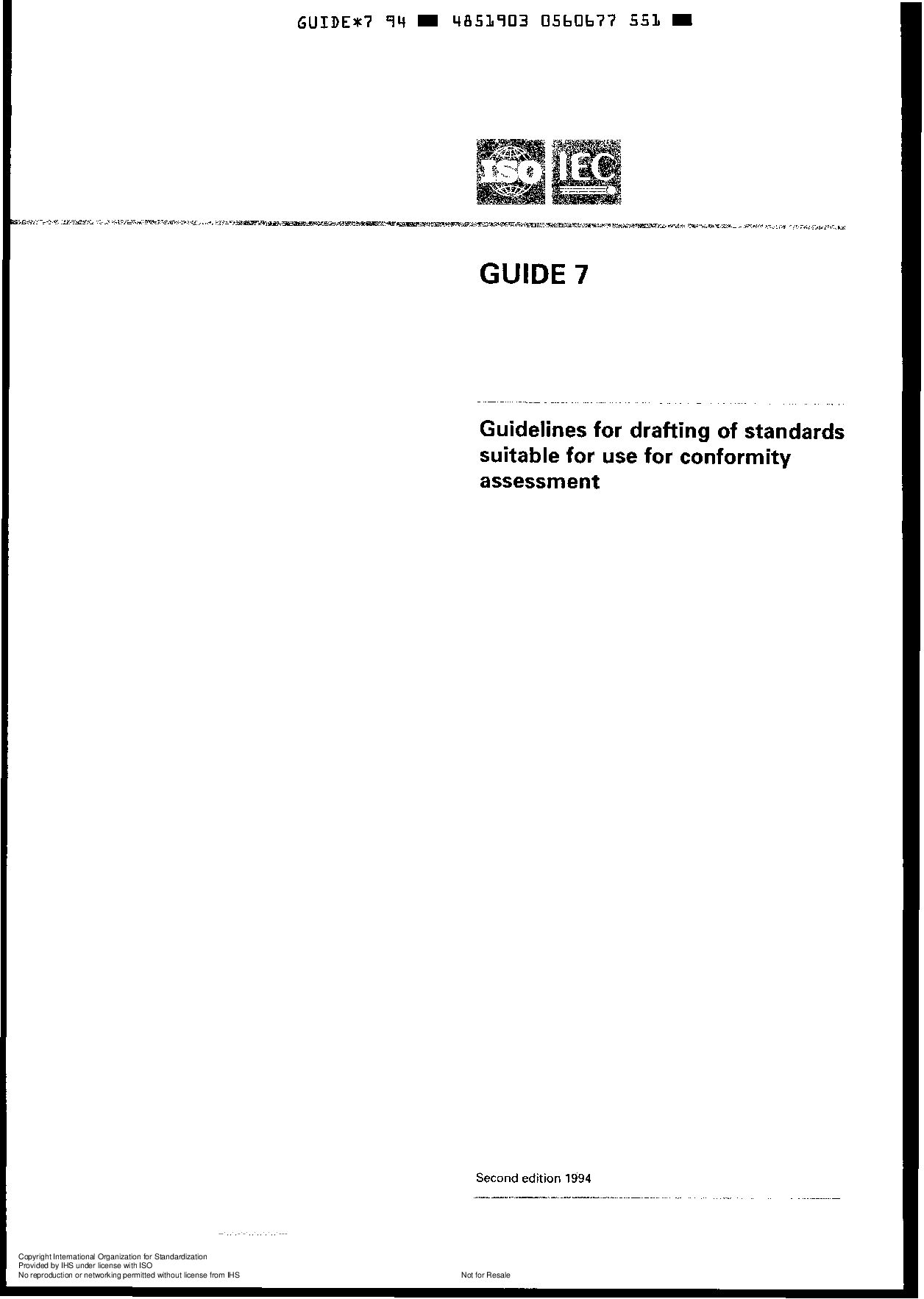 ISO/IEC Guide 7:1994封面图