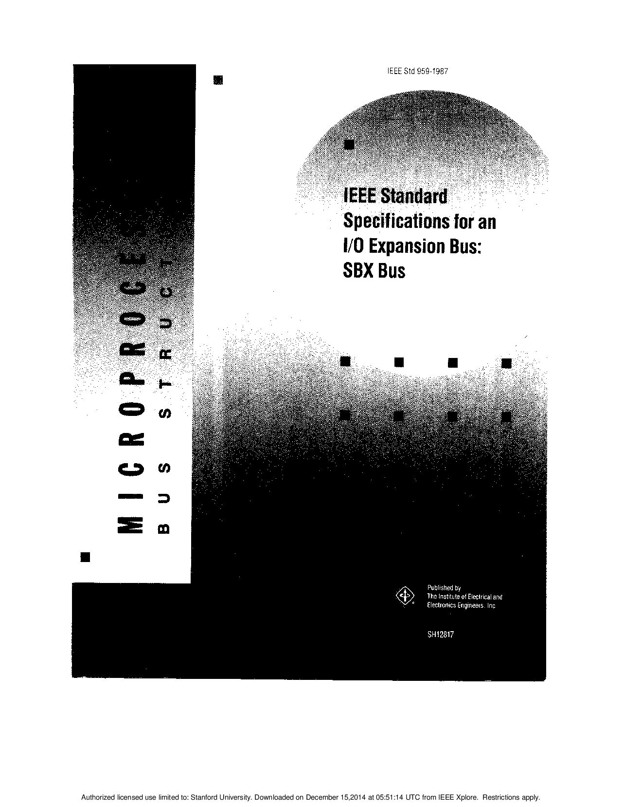 IEEE Std 959-1987