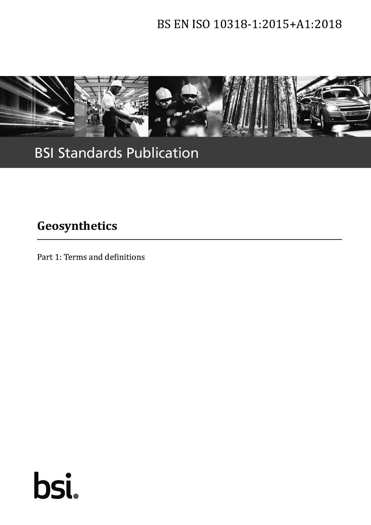 BS EN ISO 10318-1:2015+A1:2018