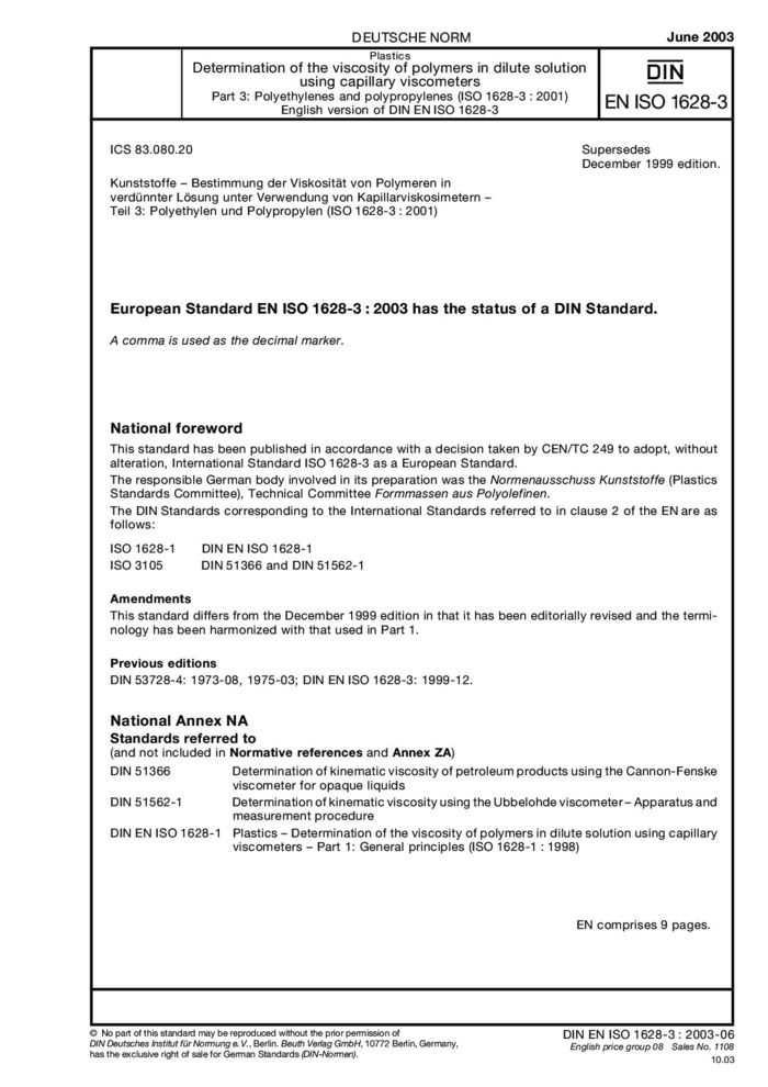 DIN EN ISO 1628-3:2003封面图