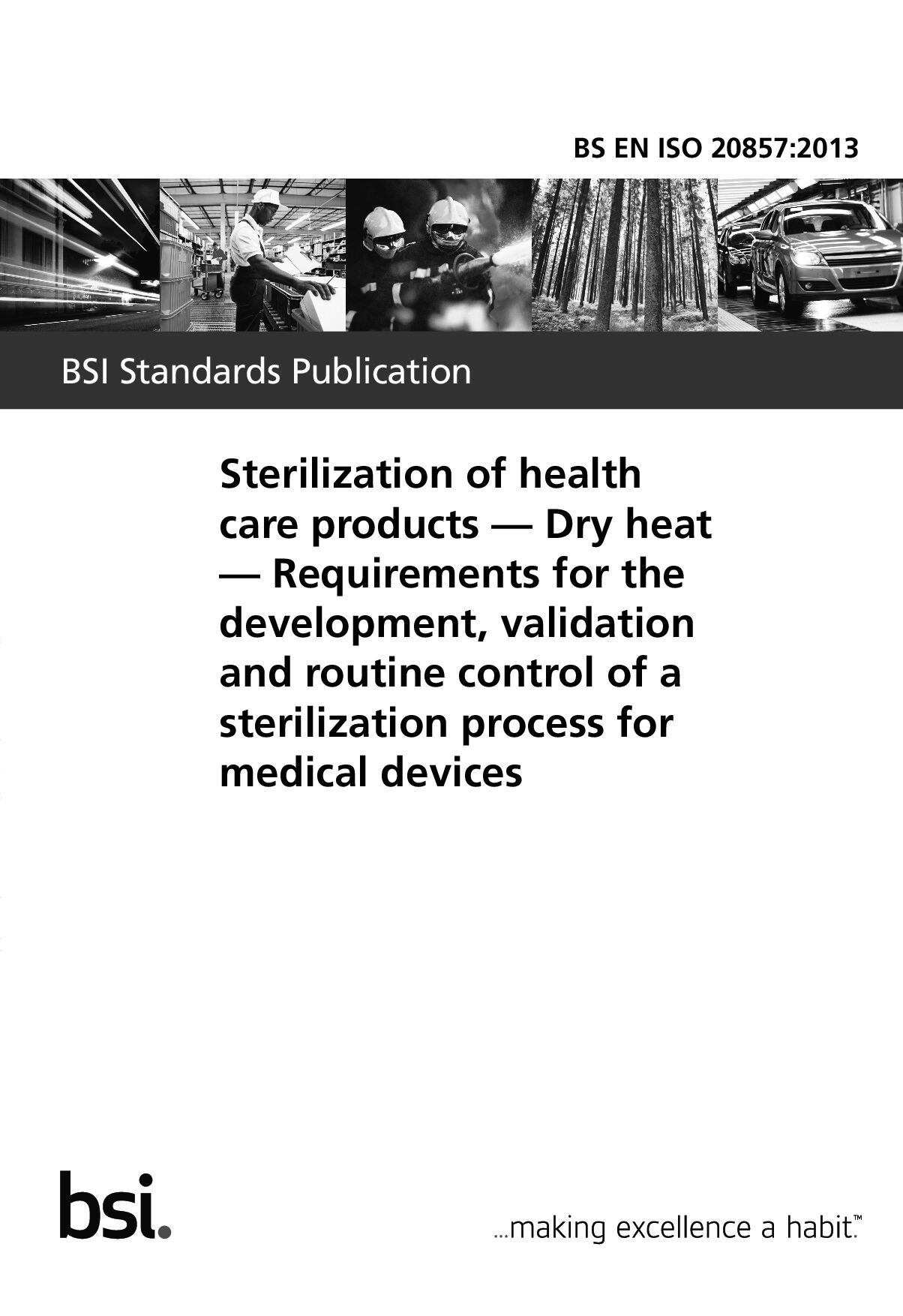 BS EN ISO 20857:2013封面图