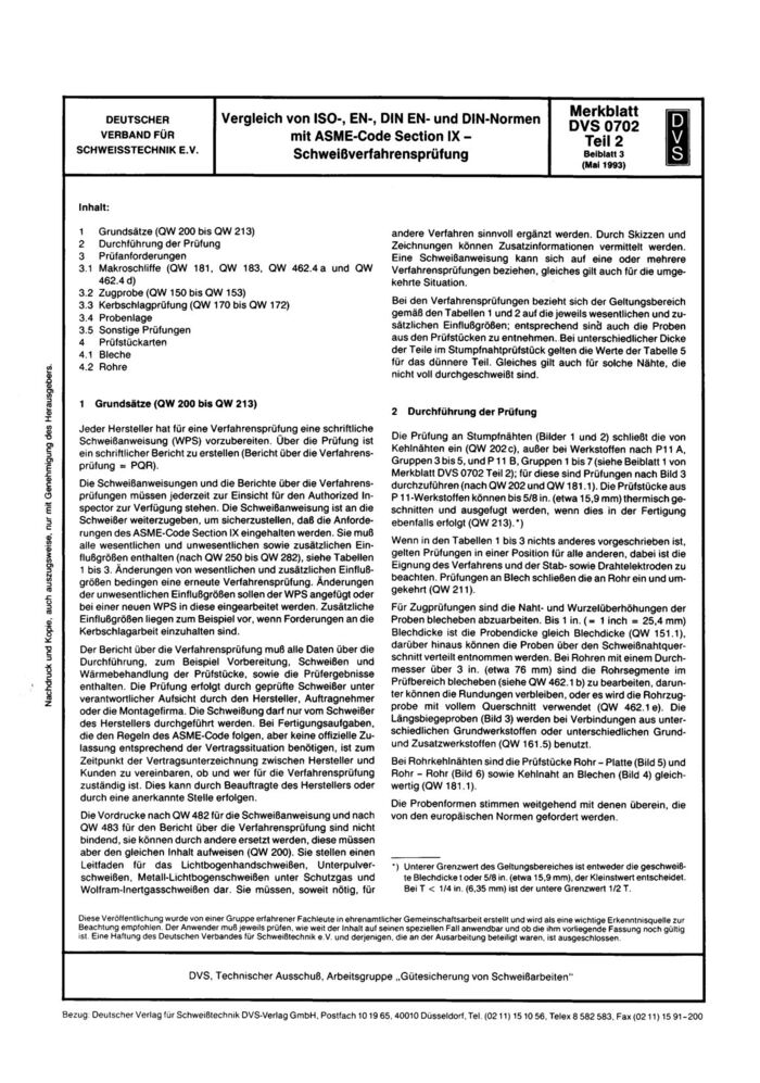 DVS 0702-2 Beiblatt 3-1993封面图