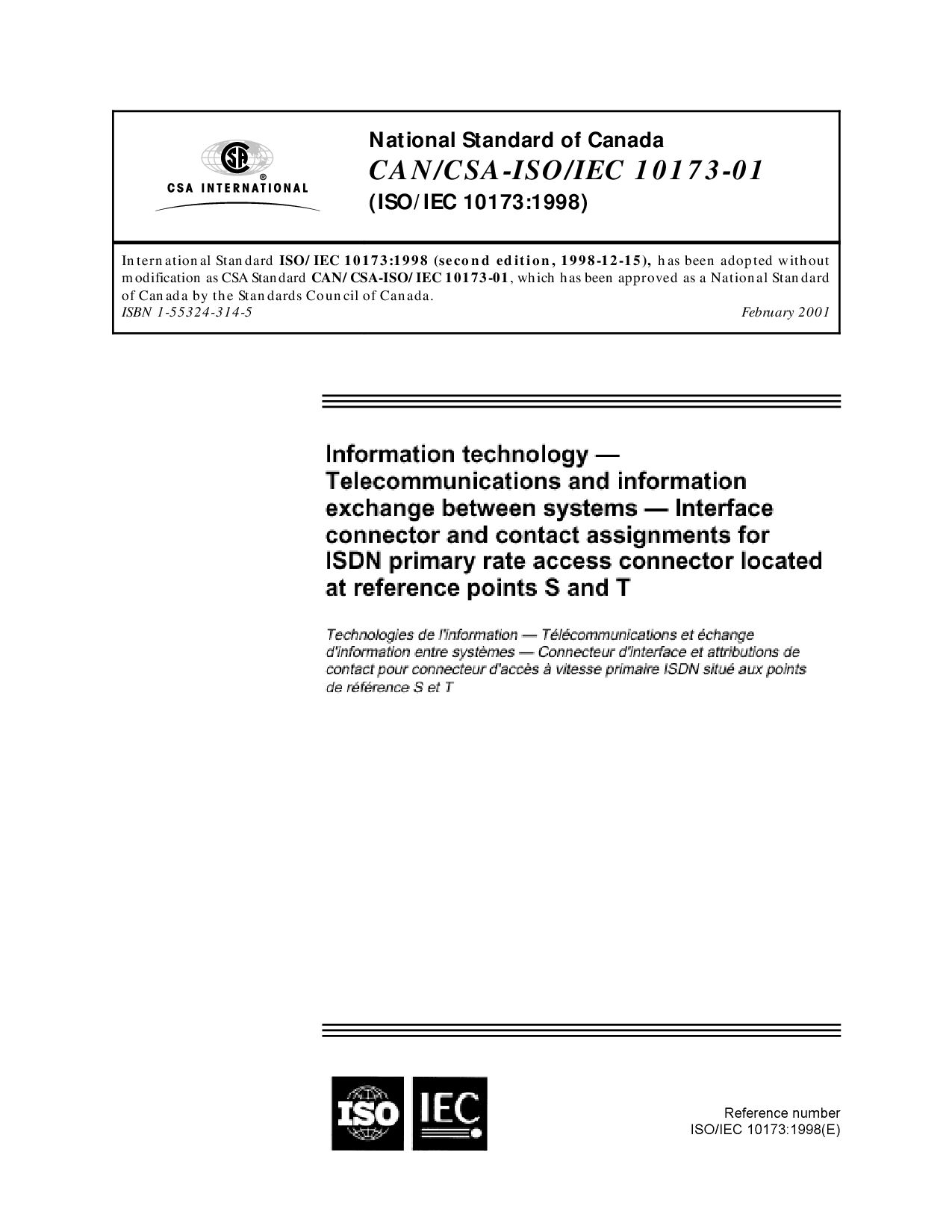 CAN/CSA-ISO/IEC 10173:2001