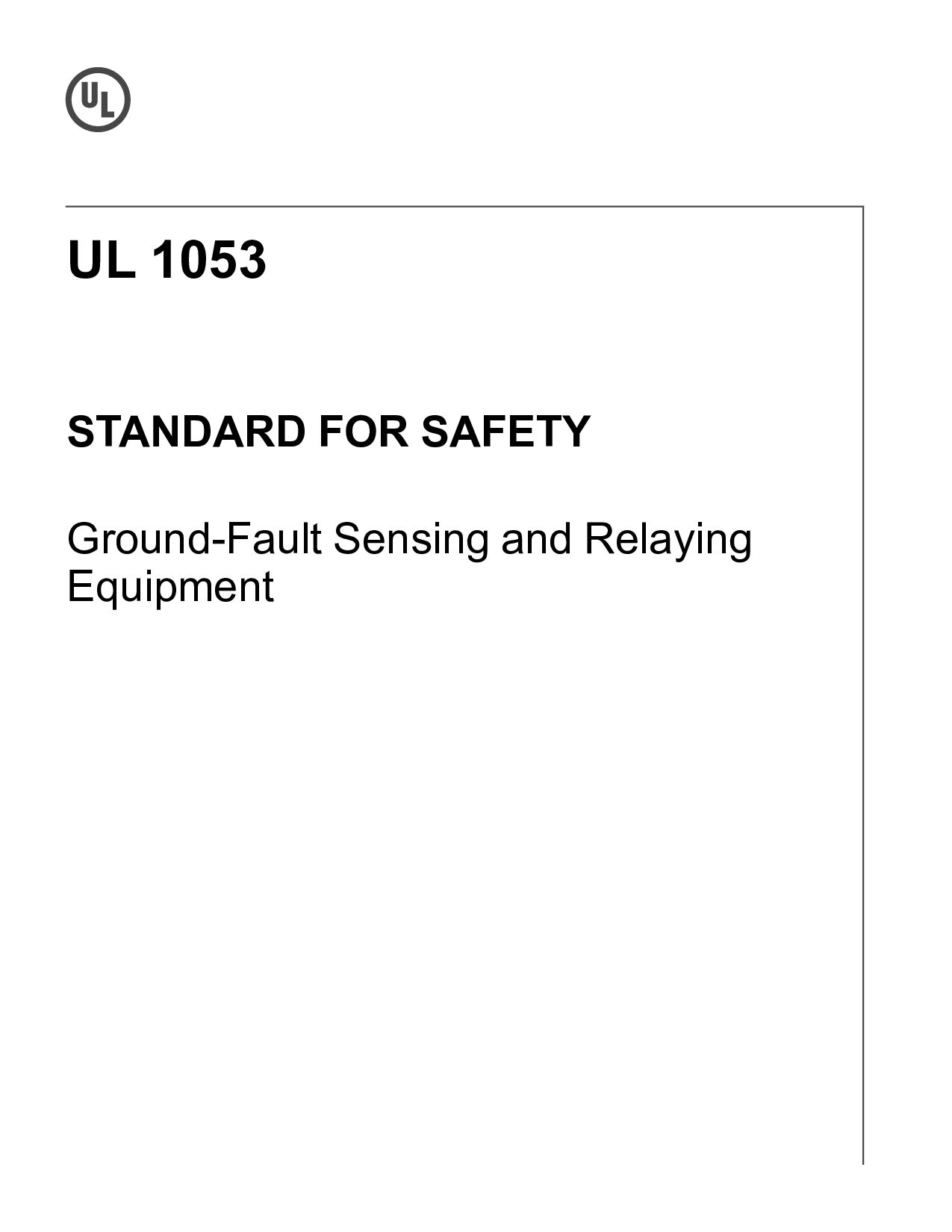 UL 1053-2020封面图
