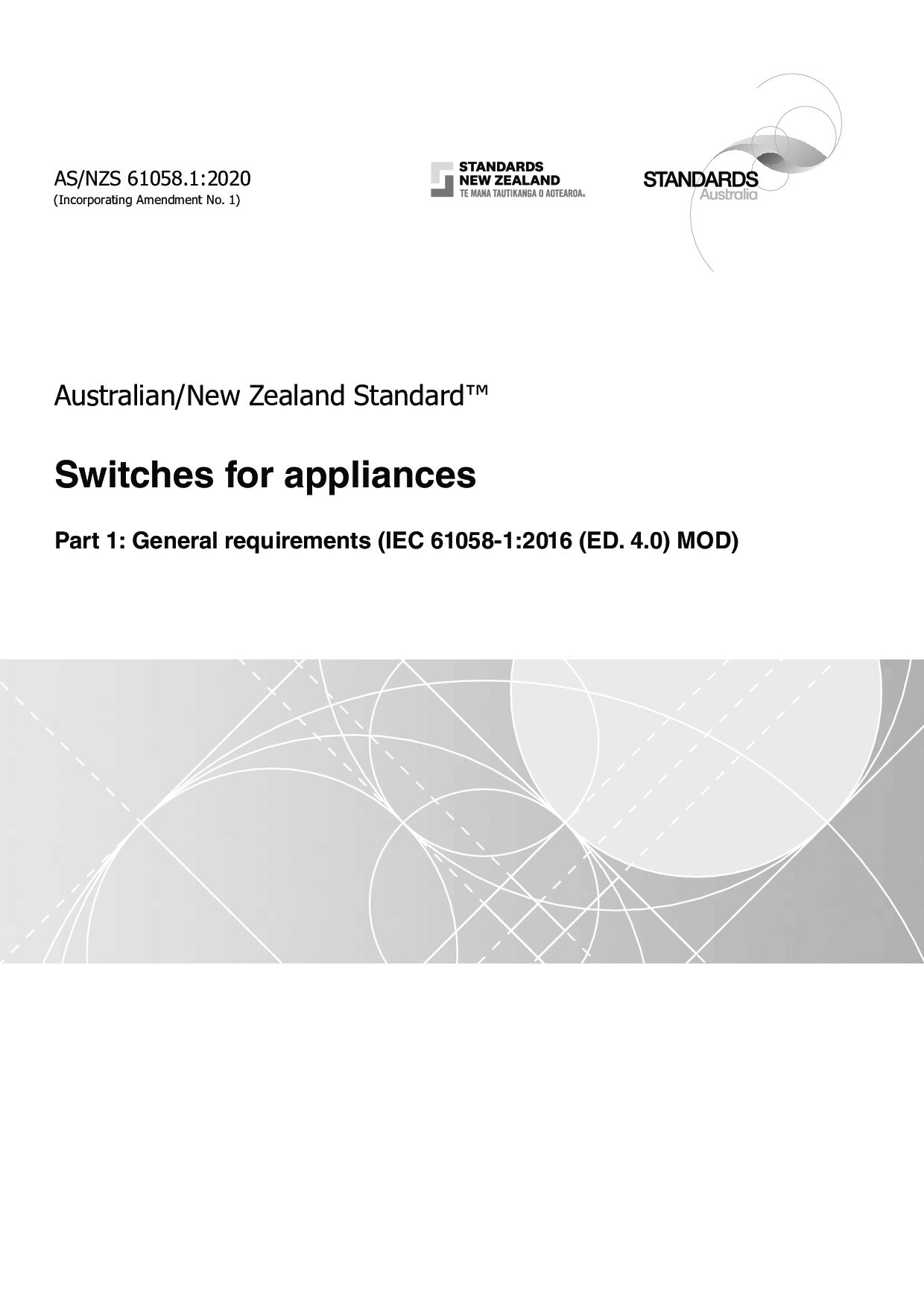 AS/NZS 61058.1:2020(R2021)封面图