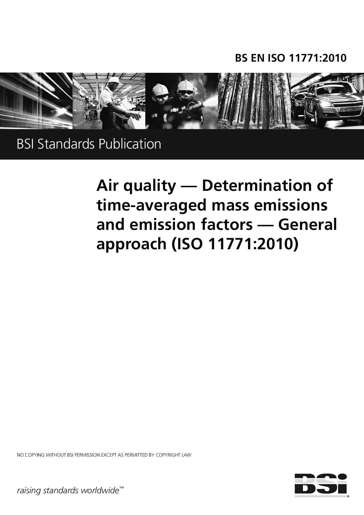 BS EN ISO 11771:2010