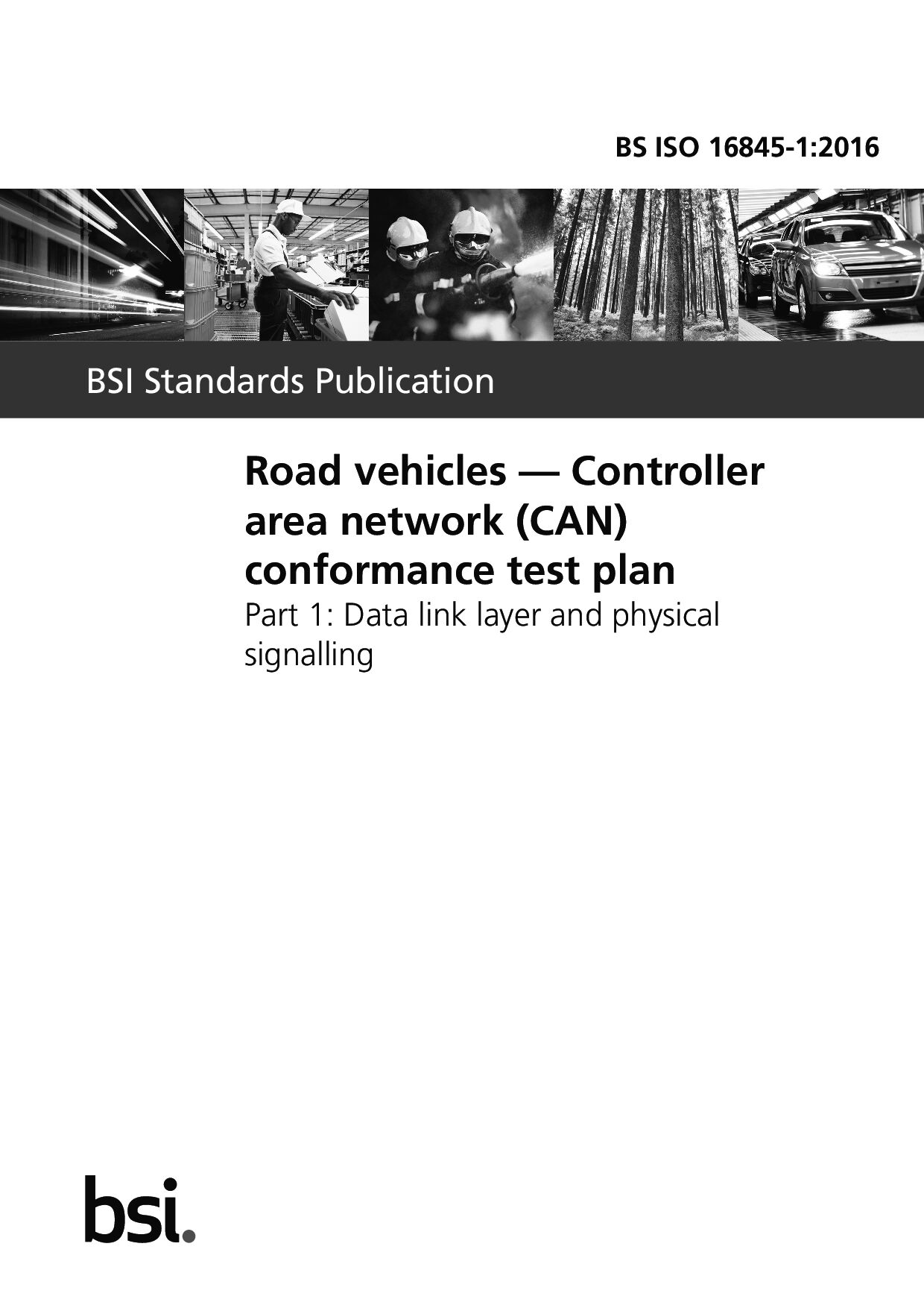 BS ISO 16845-1:2016封面图