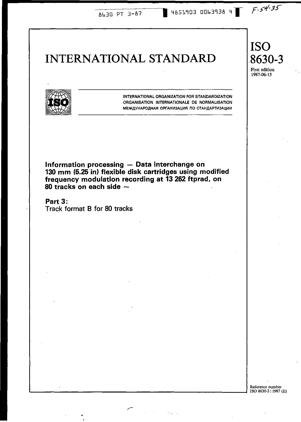 ISO 8630-3:1987封面图