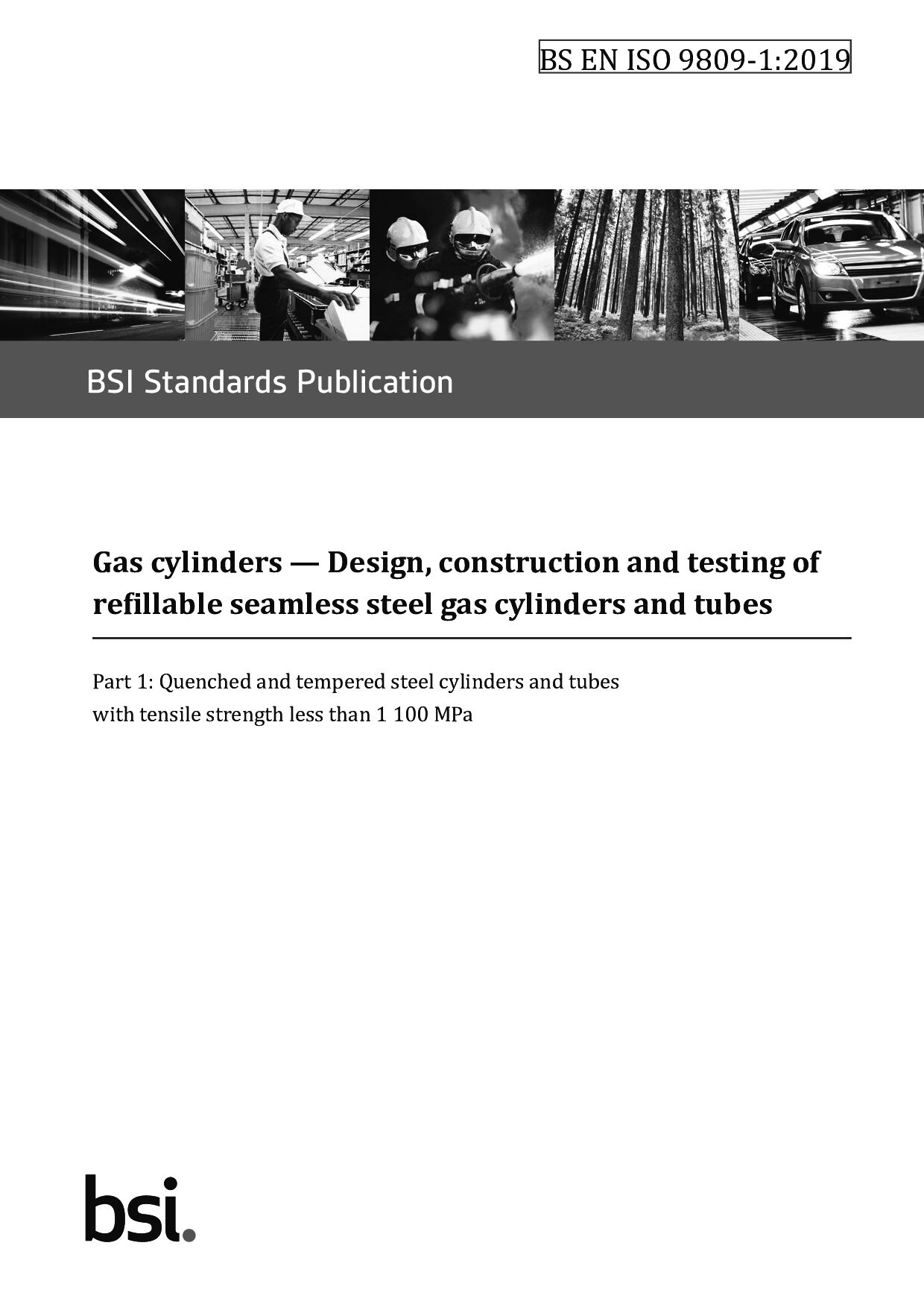 BS EN ISO 9809-1:2019封面图
